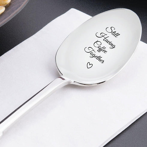 Stainless Steel Coffee Spoon – Couple Gifts – Anniversary Gift for Husband, Boyfriend