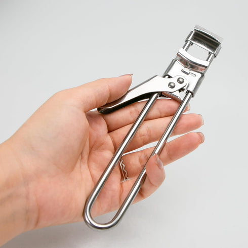 2PCS Adjustable Multifunctional Stainless Steel Can Jar Openers, Easy for Seniors with Arthritis