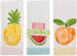 DII Summer Fun Watermelon Collection Dishtowel Set of 3, Hello Summer