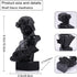 LCCCK 6" H Black Greek Mythology Bust Statue, Resin Aphrodite Statue and Sculpture for Coquette Room Decor, Dark Academia Room Decor, Bookshelves, Shelves, Partition, Coffee Table Centerpiece by LCCCK