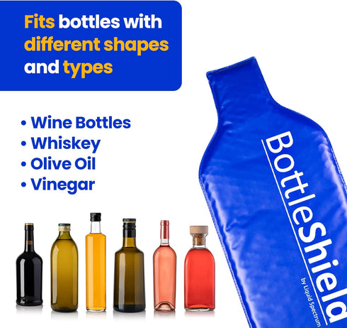 6 Pack Reusable Wine Protector Travel Bag, Unbreakable Bottle Sleeve, Leak Proof Wine Tote Bags for Suitcase Luggage