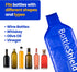 6 Pack Reusable Wine Protector Travel Bag, Unbreakable Bottle Sleeve, Leak Proof Wine Tote Bags for Suitcase Luggage