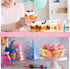 Layhit 600 Pcs Square Mini Foil Cupcake Liners, Disposable Brownie Baking Cups for Party Supplies