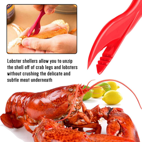 20-piece Set 6 6 6 2 Set Hiware Seafood Tools includes Crab Crackers, Lobster Shellers, Crab Leg Forks/Picks