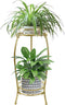 MOCORY Plant Stand Indoor Outdoor 2 Tier 27" Tall Metal Potted Holder Rack