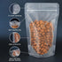 100 Pcs Resealable Bags, 3.9" x 5.9" Matte Stand Up Food Bags for Packaging Products, Herbs, Snacks, Tea, Spices