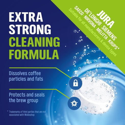 Cleaning Tablets for Espresso & Coffee Machines, 40x 2g, Compatible with Breville Espresso Machines