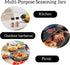 6 Pcs Plastic Spice Jars with Shaker Lids, 3 oz Clear Seasoning Containers for Spice Rack, Drawer, Cabinet