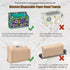 SILFGRLF Stylish Tissue Box Cover Holder Compatible with Kleenex Disposable Paper Hand Towels, Leather Wall-Mounted