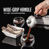OVENTE French Press Coffee Maker 12 Ounce - 4 Level Stainless Steel Filter System, Borosilicate Glass
