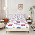 Sets Erosebridal Cartoon Train Bedding Red Blue Train Fitted Sheet for Boys Child,Kids Vehicles Bed Sheets Kids Car