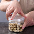 12oz Clear Plastic Storage Jars, 8 Pack Refillable Wide-Mouth Containers for Beauty Products, Kitchen & Household