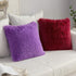 MIULEE 18 x 18 Inch Pack of 2 Luxury Faux Fur Throw Pillow Cover, Plush Cushion Cover Shell for Sofa, Bedroom, Car,