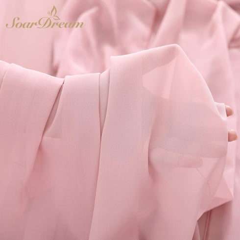 Dusty Rose Chiffon Table Runner - 27x120 Inches Long Elegant Sheer Fabric for Bridal Party Decorations