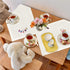 3 PCS White Embroidered Tea Towels, Napkins for Kitchen & Pantry, Baking Sourdough, Housewarming Gift