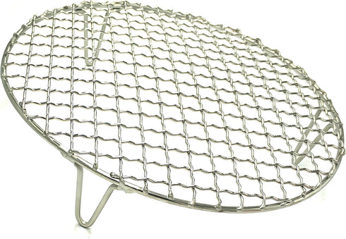 Round Canning Rack Stainless Steel, 2" Height Legs, 8.25" Heavyweight Steaming & Cooling Rack