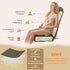 44x19x4 inch Rocking Chair Cushion - Plaid Corduroy Fabric, High-Density Sponge, Durable Comfort Non-Slip Bottom Tufted