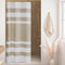Madison Park Spa Waffle Shower Curtain - 54"x78", Pieced Fabric with 3M Scotchgard, Taupe