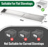 30" RECAPS Adjustable Length Stove Top Shelf - Stainless Steel Stove Shelf, Spice Rack Over Stove for Kitchen Stove