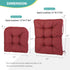 Set RACE LEAF High Back Rocking Chair Cushion with Memory Foam, Non-Slip Patio Chair Cushions for Indoor/Outdoor Use