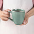 Set 4, 12oz Set GBHOME Ceramic Coffee Mugs of Stoneware Coffee Mugs For Dad Mom Women MEN, Light Weight Coffee Cups