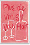 zphvaqd Pink Canvas Wall Art Print Wine Pictures Feminist Posters French posterTrendy Teen