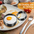 Crumpet Rings: 4 Inches Non-Stick English Muffin Rings, 8 Packs Stainless Steel for Breakfast