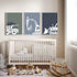 Youillne Bulldozer 12x16 Inch Set 3 Construction Truck Wall Art Decor Toddler Boys Room Canvas Wall Art Tractor Vehicle