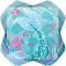 Mermaid Design Beverage Napkins (Pack of 16) - Perfect for Under-the-Sea Themed Parties