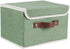 Storage Bins Boxes with Lids 2 Pack, Decorative Collapsible Fabric Storage Basket Containers for Organizing Closet Home