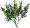 OrgMemory Artificial Berry, (6 pcs, 17" Each) Fake Burgundy Berry, Artificial Berries Stems