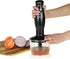 Kalorik 3-in-1 Immersion Blender, Chopper, and Mixer - Black, 14.5x5x6
