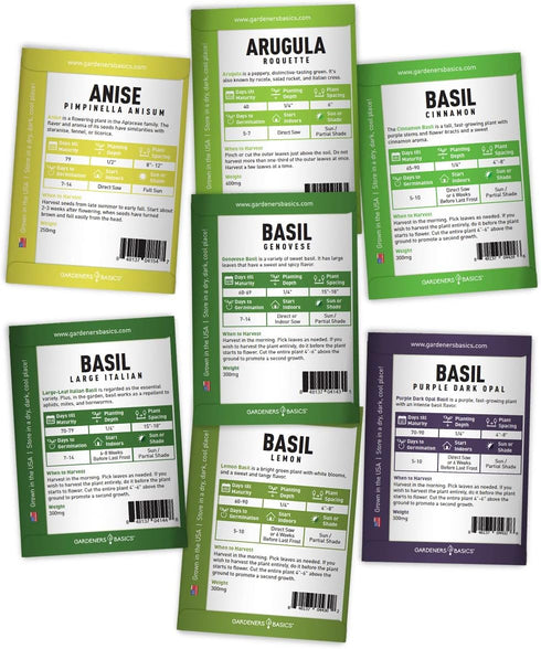 35 Pack Medicinal Herb Seeds Variety Heirloom Non-GMO Healing & Culinary Herbs for Planting Apothecary, Tea & Homestead