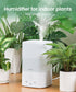 3.5L Pharata Humidifiers for Bedroom Home, Top Fill Air Cool Mist Humidifiers for Baby Large Room Indoor Plants