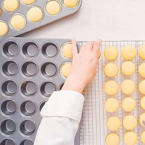 LotFancy 500pcs Mini Cupcake Liners, White Muffin Liners, No Smell, Greaseproof Paper Baking Cups
