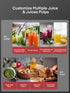 Juicer Machines, Juilist 800W Max Power Juicer Extractor with 3" Wide Mouth, 3-Speed Setting, Easy to Clean, Red