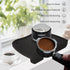6 Inch Large Capacity Espresso Knock Box Tamping Mat, Espresso Machine Accessories Set of 2 with Removable Knock Bar