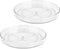 Clear Lazy Susan Organizer - 4PK, 9 Inch Turntable Organizer for Kitchen, Pantry, Fridge & Bathroom