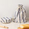Bread Bags for Homemade Sourdough, Reusable Linen Storage Bag with Bowl Cover, Plastic Lined, Bread Proofing Cover