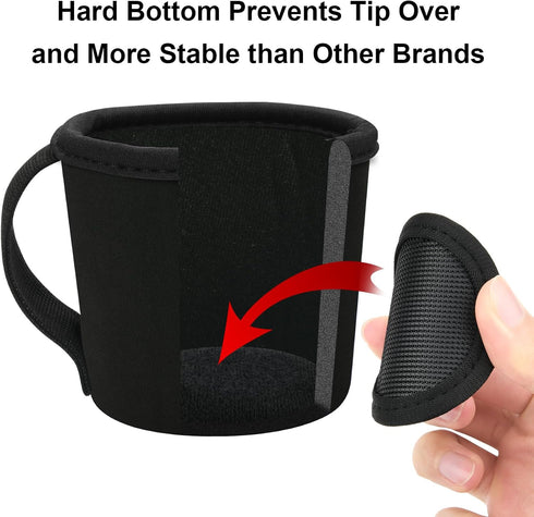 Homakover Frozen Ice Cream Sleeve Pint Sized Cooler Cover Neoprene Insulator, Hard Bottom Ice Cream Pint Holder
