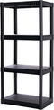 Plano 4-Shelf Plastic Storage Shelves, 48 x 23 x 14, 200lb Capacity,