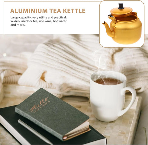 Stainless hot water kettle Steel Tea Kettle Stovetop Teapot With Infuser Whistling Tea Kettles Gooseneck Pour Over Coffee Pot For Fast Water Heating pour over coffee kettle 1L water heater kettle by Cabilock