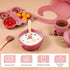 Set, Silicone Baby Feeding Baby Led Weaning Supplies, Silicone Suction Butterfly Plate, Bowl, Spoons, Fork