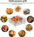 8" Air Fryer Rack for Air Fryer, Stainless Steel Three-Layer Rack with Food Clip, Fits 5.8QT - 6QT Air Fryers