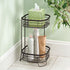 2 iDesign Forma Free Standing Bathroom or Shower Storage Shelves for Towels, Soap, Shampoo, Lotion, Accessories - Tier