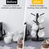 MyLifeUNIT Mug Holder Tree, Coffee Cup Holder with 6 Hooks for Kitchen, Office, Black