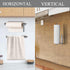 Paper Towel Holders, Self-Adhesive Under Cabinet Mount, Stainless Steel, for Kitchen, Pantry, Sink, Bathroom, Silver
