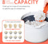 Microwave Rice Cooker Steamer and Pasta Cooker with Strainer - Mess-Free Design, Dishwasher Safe, Cooks 8 Cups