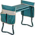2 1 Set HomGarden Upgraded Folding Garden Kneeler Seat Bench Stool w/Thicken & Widen Soft Kneeling Pad, Portable Heavy