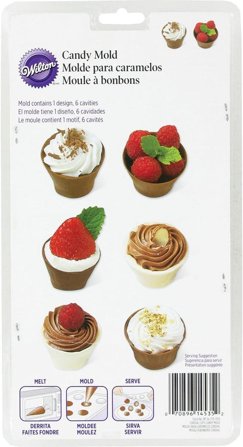 Candy Mold-Cordial Cup 6 Cavity (1 Design) by Wilton